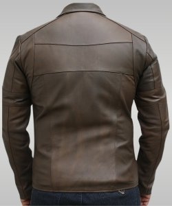 Poseidon - Men’s Leather Jacket  (Earth Brown)