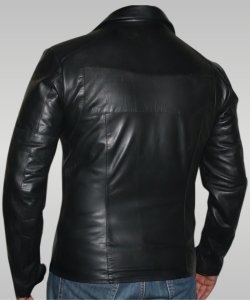 Poseidon - Men’s Leather Jacket (Black)