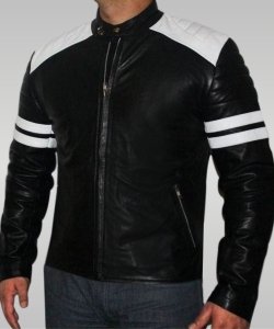 Mayhem Fight club - Men's Leather Jacket (Black)