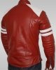 Mayhem Fight Club - Leather Jacket (Red)