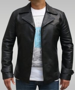 Zeus - Men’s Leather Jacket (Black)