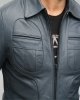 Prometheus - Men’s Leather Jacket (Midnight Blue)