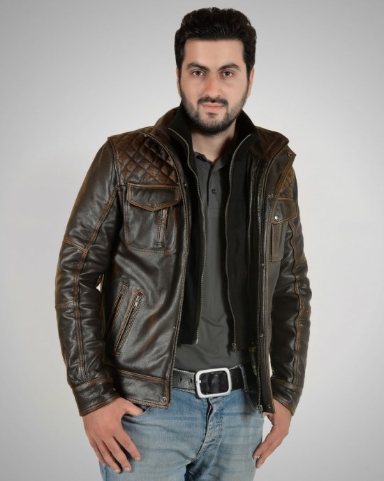 Incognito - Men's Leather Jacket 