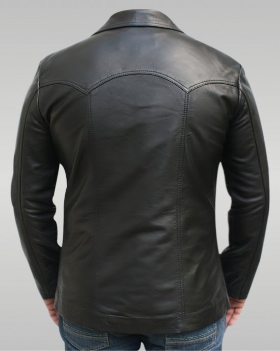 Zeus - Men’s Leather Jacket (Black)