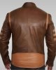 X-Men Origins - Men's Leather Jacket (Antique Brown)