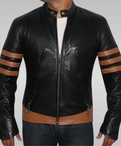 X-Men Origins - Men's Leather Jacket (Black)