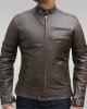 The Hybrid - Men’s Leather Jacket (Antique Olive)