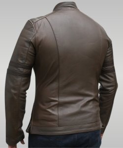 The Hybrid - Men’s Leather Jacket (Antique Olive)