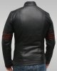 The Hybrid - Men’s Leather Jacket (Black)