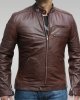 The Hybrid - Men’s Leather Jacket (Cherry)