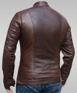The Hybrid - Men’s Leather Jacket (Cherry)