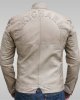 The Lucky Charmer - Men’s Leather Jacket (Beige)