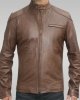 The Lucky Charmer - Men’s Leather Jacket (Earth Brown)