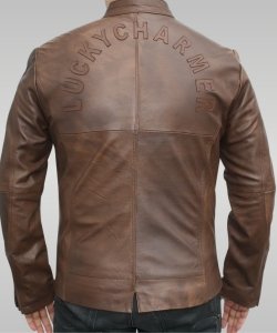 The Lucky Charmer - Men’s Leather Jacket (Earth Brown)