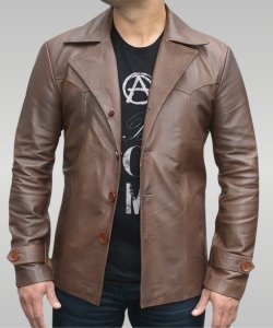Zeus - Men’s Leather Jacket (Earth Brown)