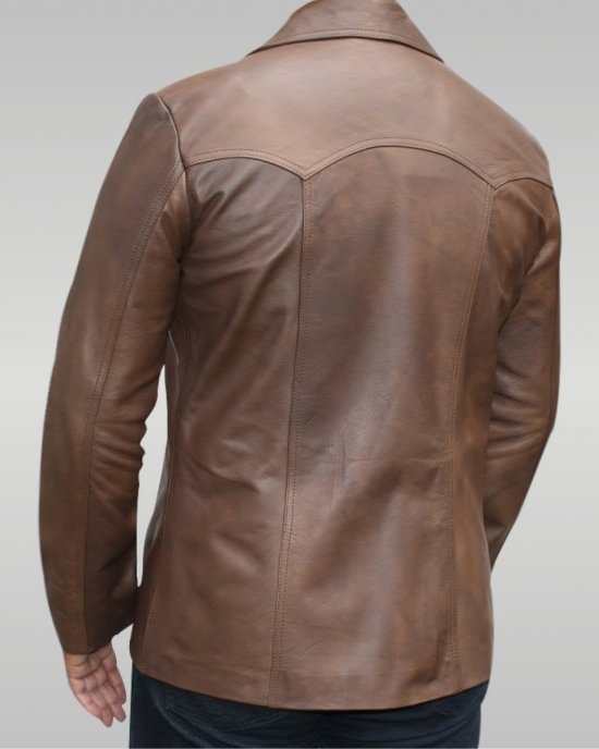 Zeus - Men’s Leather Jacket (Earth Brown)