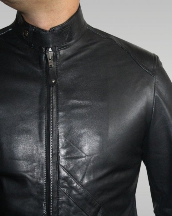Vulcan - Men’s Leather Jacket (Black)