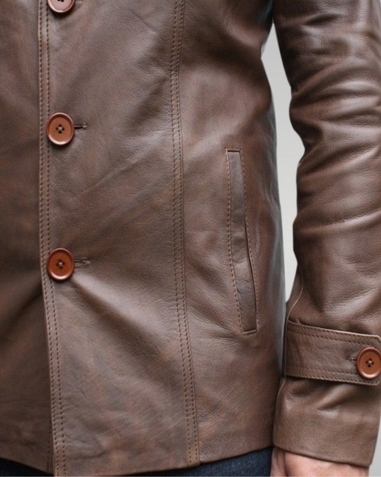 Zeus - Men’s Leather Jacket (Earth Brown)