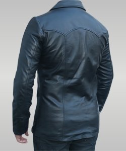 Fight Club - Men's Leather Jacket (Black)