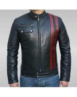 Thunderbolt - Men’s Motorbike Leather Jacket