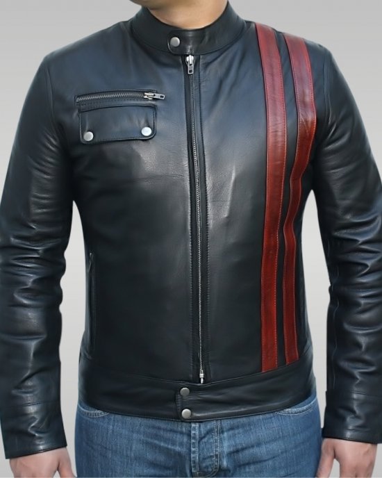 Thunderbolt - Men’s Motorbike Leather Jacket Thunderbolt - Men’s Motorbike Leather Jacket