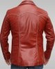 Fight Club - Men's Leather Jacket (Red)