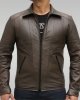 Poseidon - Men’s Leather Jacket  (Earth Brown)