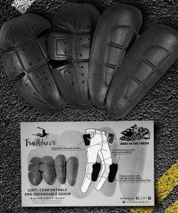 Motorbike Jeans Hip and Knee Protectors