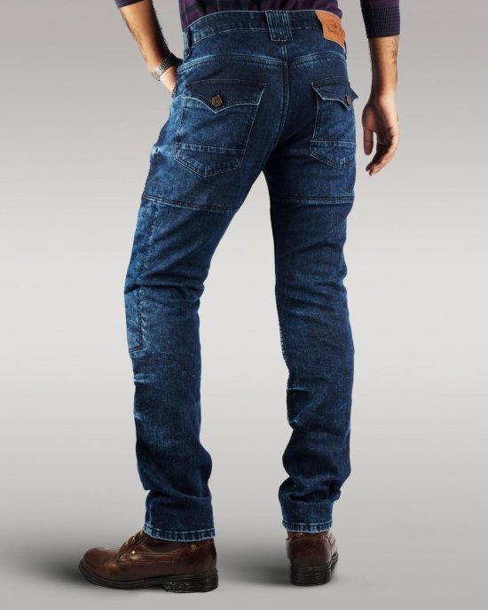Savage Rider - Men's Motorbike Jeans (Blue) Savage Rider - Men's Motorbike Jeans (Blue)