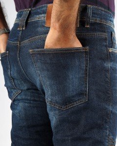 Hector - Men's Motorbike Jeans (Blue)