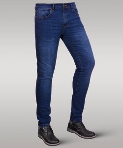 Immense - Men's Super Skinny Stretch Jeans (Midnight Blue)