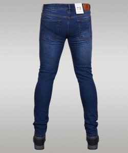 Immense - Men's Super Skinny Ripped Jeans (Midnight Blue)